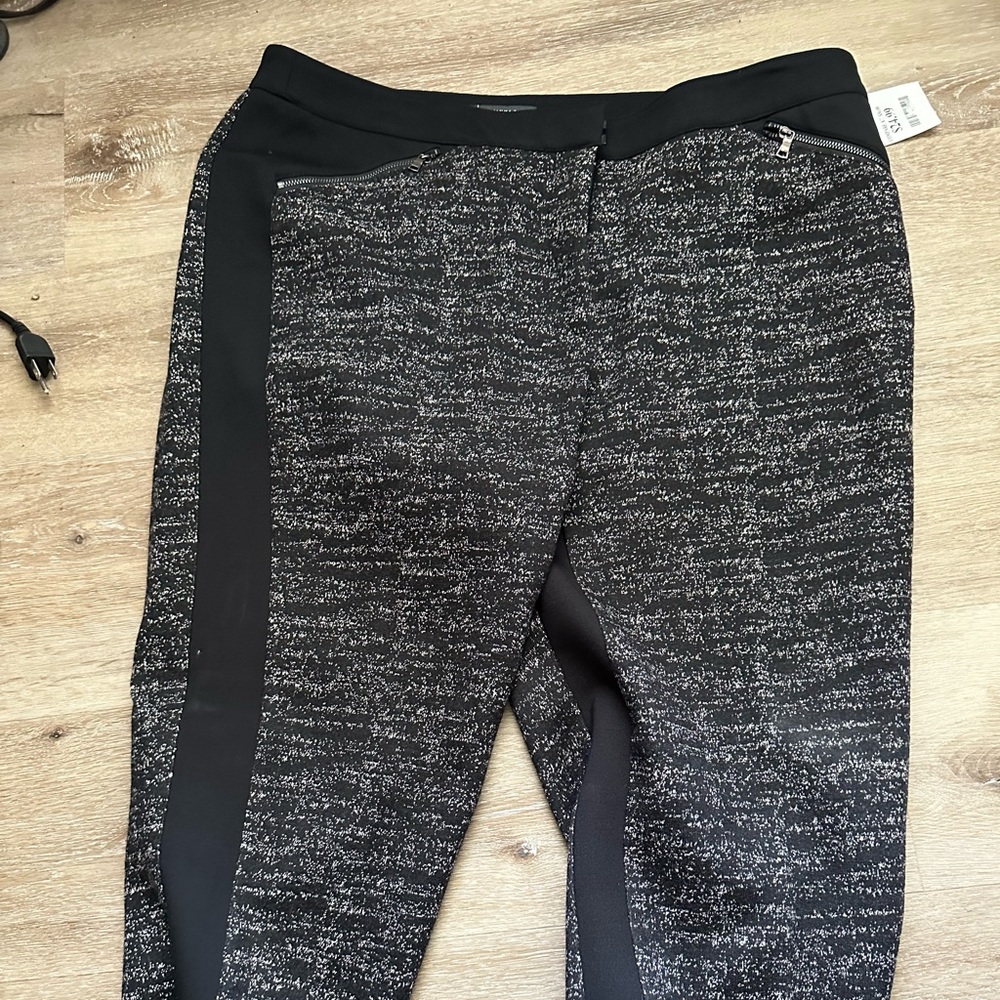 NWT black and gray pants size 16
